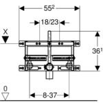 Geberit jeu de montage bidet 457.893.00.1 – Image 3