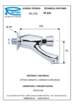 Remer robinet lavabo poussoir te 15 – Image 2