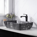 Aquazen vasque à poser noir blanc – Image 6