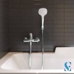 Hansgrohe mitigeur baignoire logis carre chrome – Image 2
