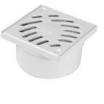 Nicoll siphon de sol 10x10 blanc