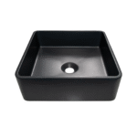Vasque modèle Seoul 40x40 noir Résine