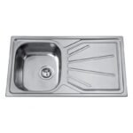 Sanili évier encastrable 80x50 b inox