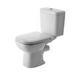 Bloc WC D-Code Duravit abattant amortissable une pièce de céramique qui allie esthétique minimaliste