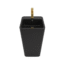 Lavabo Colonne Carré Noir Mat