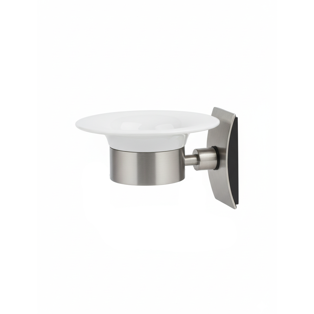 Porte-Savon Céramique Mural Blanc Osaka