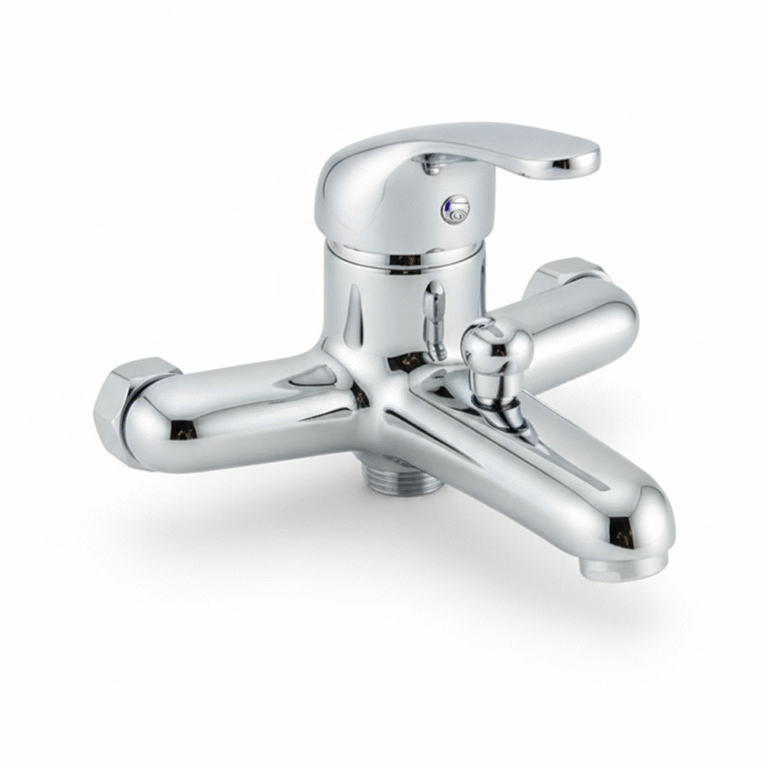 Mitigeur baignoire GS 5360 chromé, montage mural apparent