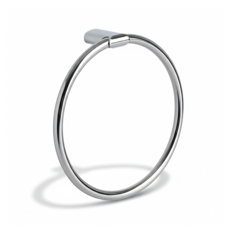 Porte-Serviettes Anneau TATAY Ronda (Chromé Brillant)