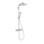Colonne de douche mitigeur thermostatique Hansgrohe (Réf : 27281000) : Le confort thermostatique et le design carré chez SBA
