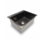 Évier de cuisine inox noir HANDMADE Gamex 60x45 distributeur savon panier siphon
