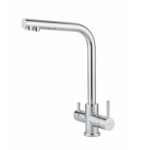 Mitigeur évier double sortie chromé ROLIN