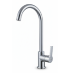 Mitigeur évier sur table chrome Firmer brillant bec haut col de cygne