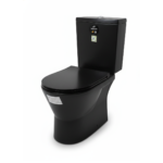 Bloc wc noir urby 65 Sanindusa complet abattant soft close
