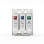 Filtre Trio ultra filtration OWATER sous évier, cartouches ultra-filtration 0,01 micron OWATER, installation filtre eau potable SBA Marrakech.