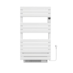 Sèche serviette électrique Turbo 90x55 blanc Medicare salle de bain - SBA Marrakech, sèche-serviettes digital aluminium Medicare