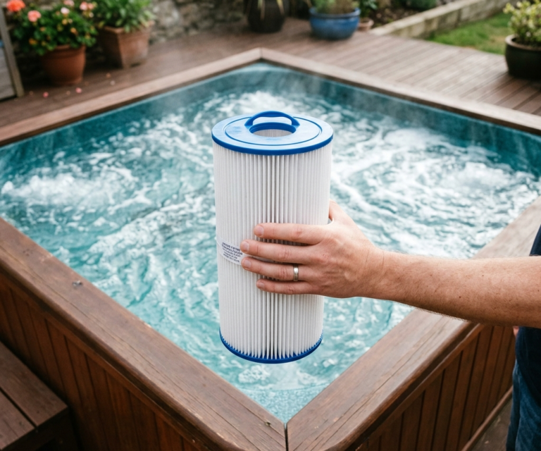 Filtre jacuzzi : fréquence de nettoyage et remplacement