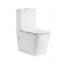 Bloc WC à poser carré THAMES BEKA blanc complet, cuvette à poser deux pièces BEKA THAMES, pack WC céramique géométrique blanche SBA Marrakech.