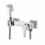 Mitigeur WC apparent chromé carré GEBOMED