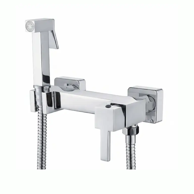 Mitigeur WC apparent chromé carré GEBOMED