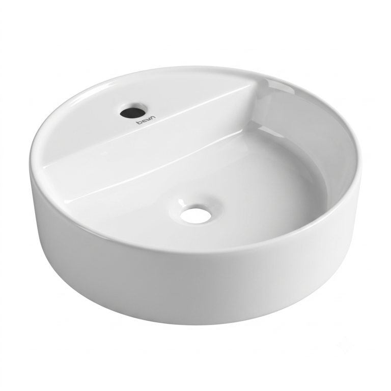 Vasque à poser 45x45 rond BEKA chez SBA – Sanitaire Benraiss Amine