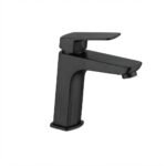 Visuel en détail du mitigeur lavabo noir Elegance Roxy